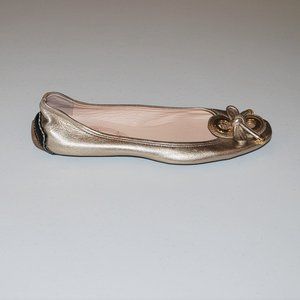 Elie Tahari Leather Ballet Flat